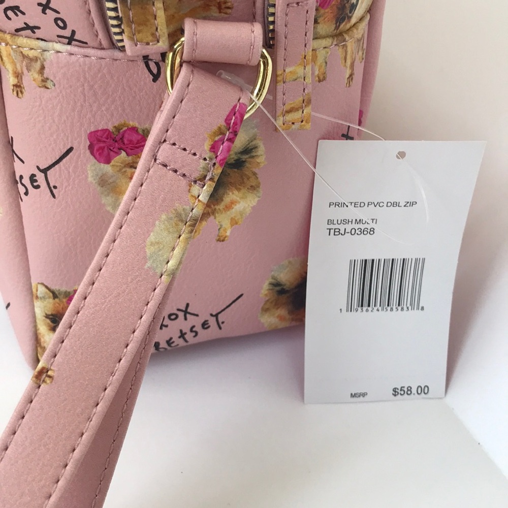 NWT Betsey Johnson Double Zip Travel Bag - Picture 8 of 8